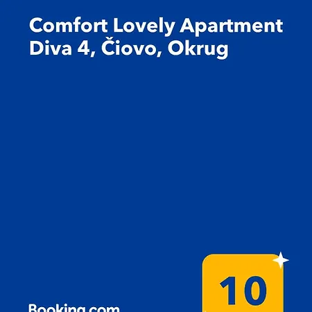 Comfort Lovely Diva 4, Ciovo, Okrug Apartment *